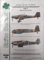 Thumbnail DISCOUNT DECALS 6217 ED72004 LUFTWAFFE GROUND ATTACKERS VOL.1 Exito Decals