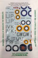 Thumbnail DISCOUNT DECALS 6221 X48059 SUPERMARINE SPITFIRE MK I/II TYPE 300 PROTOTYPE K5054 19 SQN 92 SQN 340 FRENCH SQN 303 POLISH SQN Xtradecal