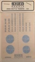 Thumbnail DISCOUNT DECALS 6231 4 ORION SHUTTLE TRANSFER S.H.E.D Models