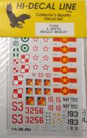 Thumbnail DISCOUNT DECALS 6239 72-043 IL-28/RT/U BEAGLE/MASCOT Hi-Decal Line