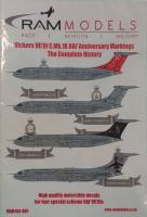 Thumbnail DISCOUNT DECALS 4586 RAM144-001 VICKERS VC10 C.MK.1K RAF ANNIVERSARY MARKINGS THE COMPLETE HISTORY