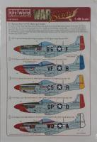Thumbnail DISCOUNT DECALS 4594 KW148029 P51 MUSTANG NOSE ART/KILL MARKINGS/CHECKERS