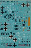Thumbnail DISCOUNT DECALS 4604 print scale 72-34 ARADO AR.234 BLITZ