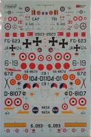 Thumbnail DISCOUNT DECALS 4618 X72315 XTRADECAL LOCKHEED F-104 STARFIGHTER COLLECTION PT2