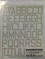 Thumbnail DISCOUNT DECALS 4694 REF.48.81A CODES R.A.F  M. SEA GREY  - 48  FIGHTERS 1936-1947