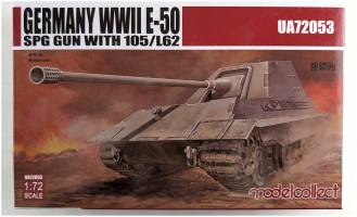 Thumbnail MODELCOLLECT UA72053 GERMANY WWII E-50 SPG GUN WITH 105/L62