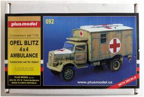 Thumbnail PLUS MODEL 092 OPEL BLITZ 4X4 AMBULANCE