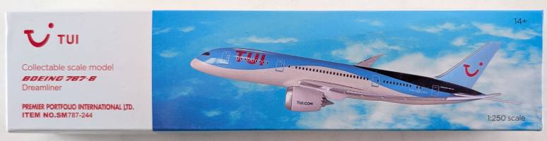 Thumbnail AIRLINER COLLECTIBLE  SM787-244 TUI BOEING 787-8 DREAMLINER