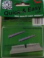 Thumbnail CMK  Q48386 BEAUFIGHTER - HEDGEHOG FLAME DAMPER EXHAUSTS/BRITISH TYPE FOR REVELL KIT 