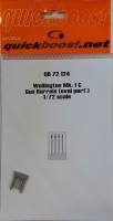 Thumbnail QUICKBOOST.NET  QB 72 124 Wellington Mk. 1 C Gun Barrels  oval perf.  1/72 scale 