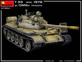 Thumbnail MINIART 37064 T-55 MOD. 1970 WITH OMSH TRACKS