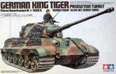 Thumbnail TAMIYA 35164 KING TIGER PRODUCTION TURRET